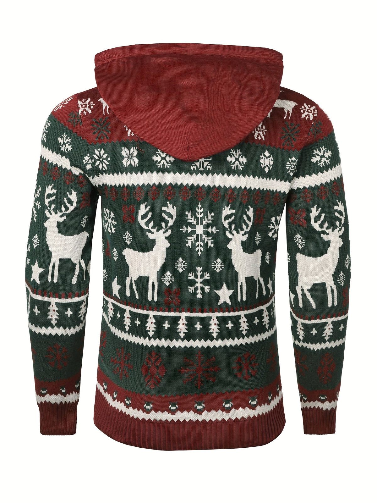 Nicholas | Christmas Reindeer Hooded Jumper