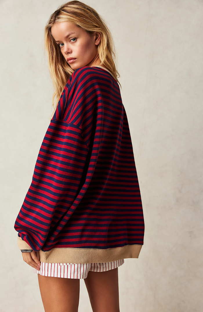 Cozy | Striped Oversized Sweater