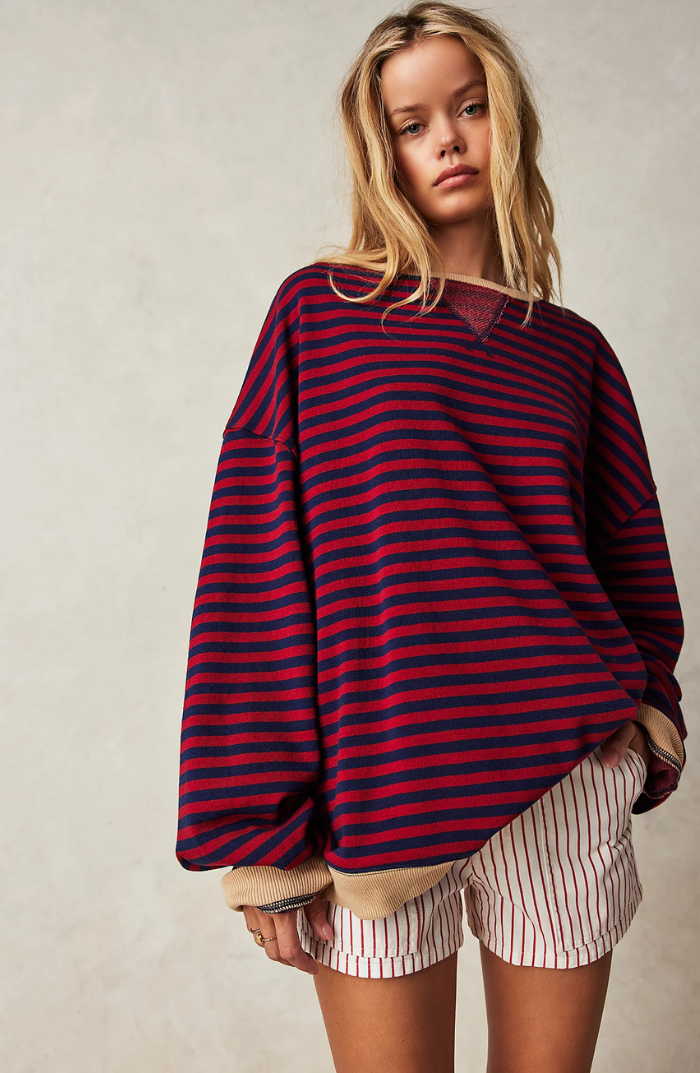 Cozy | Striped Oversized Sweater