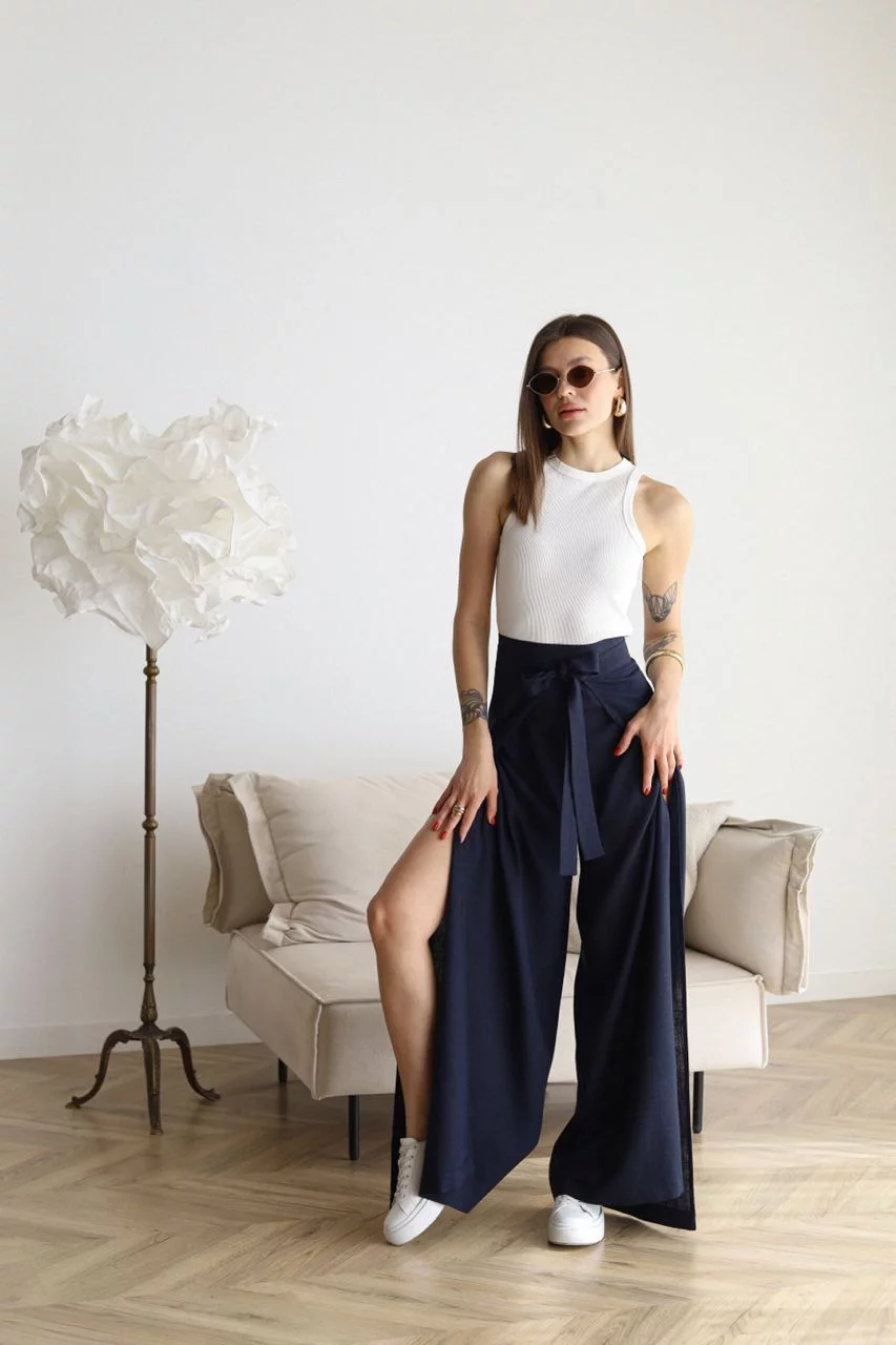 Amora | Linnen Pants Loose Fit