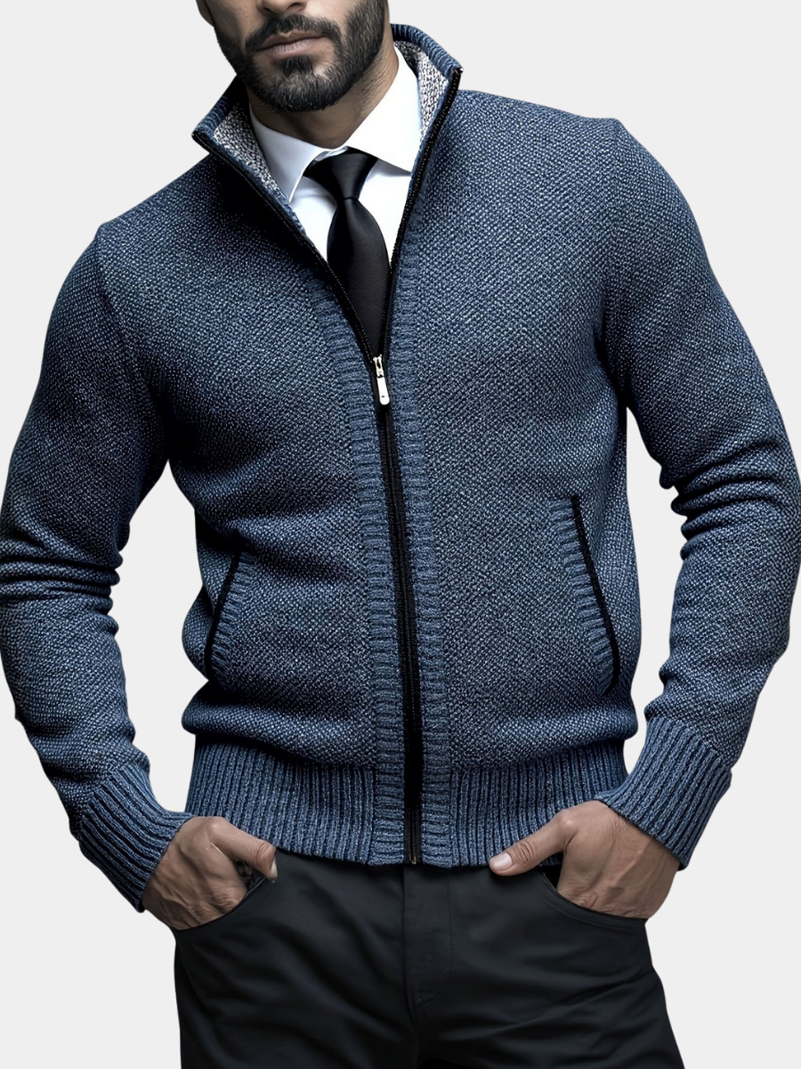 LAURENT MONACO | GILET HOMME LUXE AVEC FERMETURE ÉCLAIR