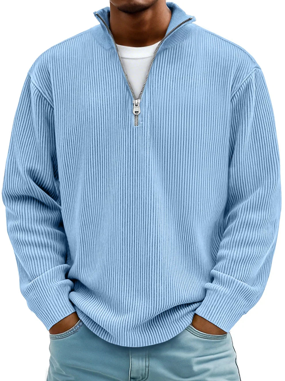 LAURENT MONACO | PULL AVEC ZIP TENDANCE