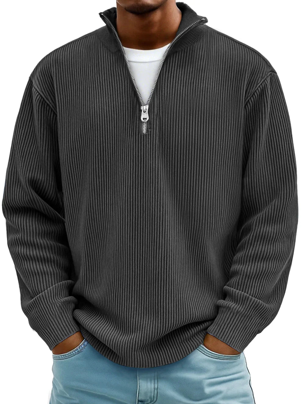 LAURENT MONACO | PULL AVEC ZIP TENDANCE
