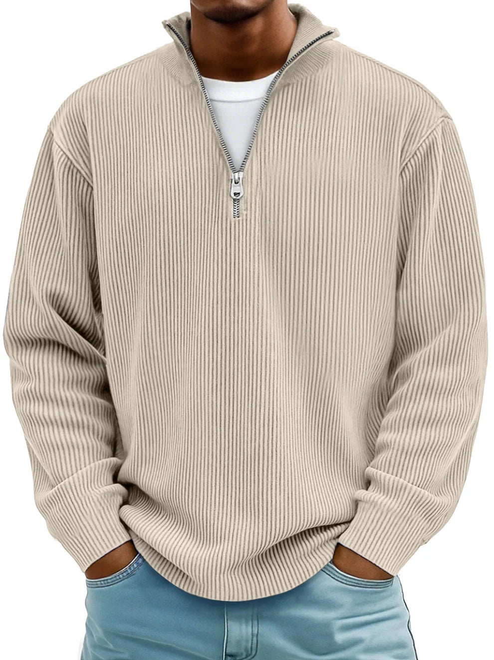 LAURENT MONACO | PULL AVEC ZIP TENDANCE