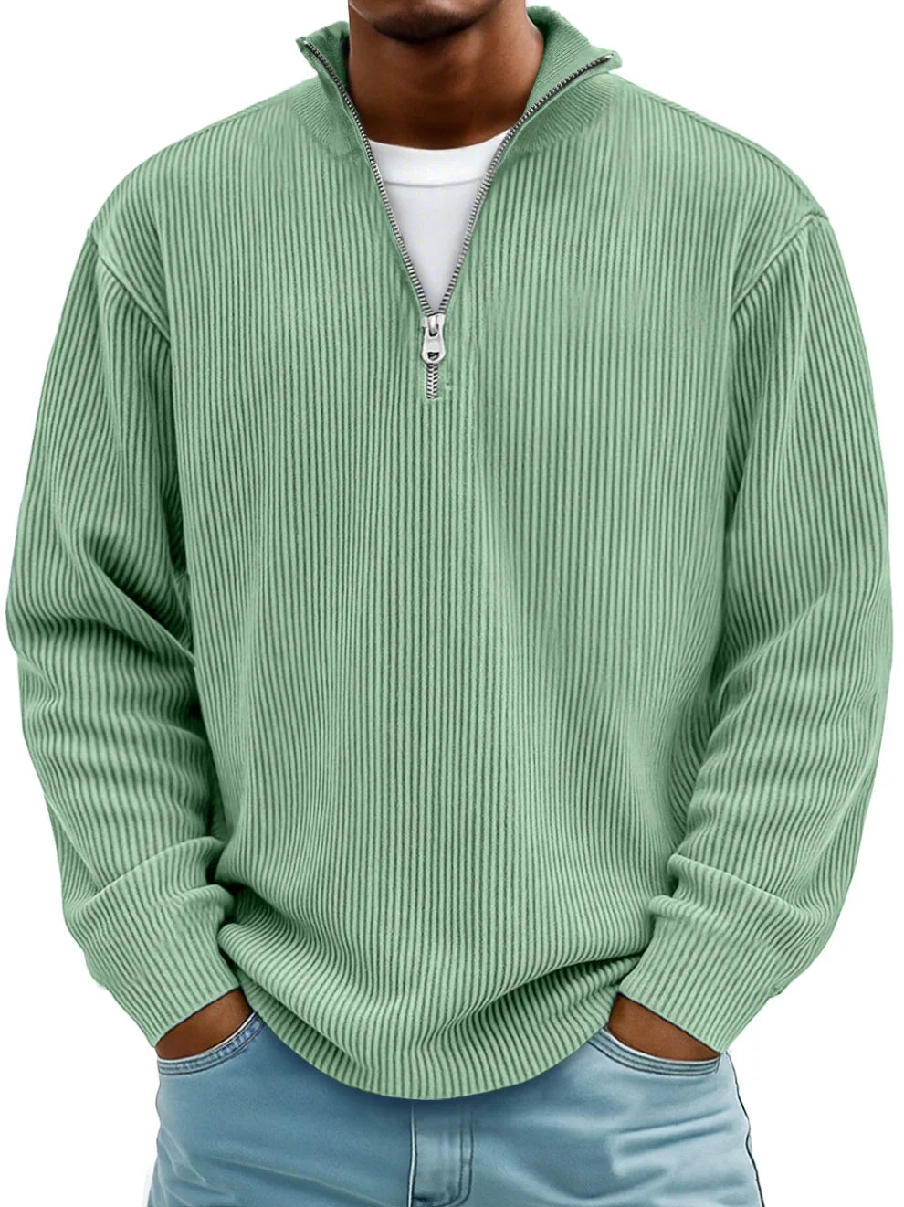 LAURENT MONACO | PULL AVEC ZIP TENDANCE