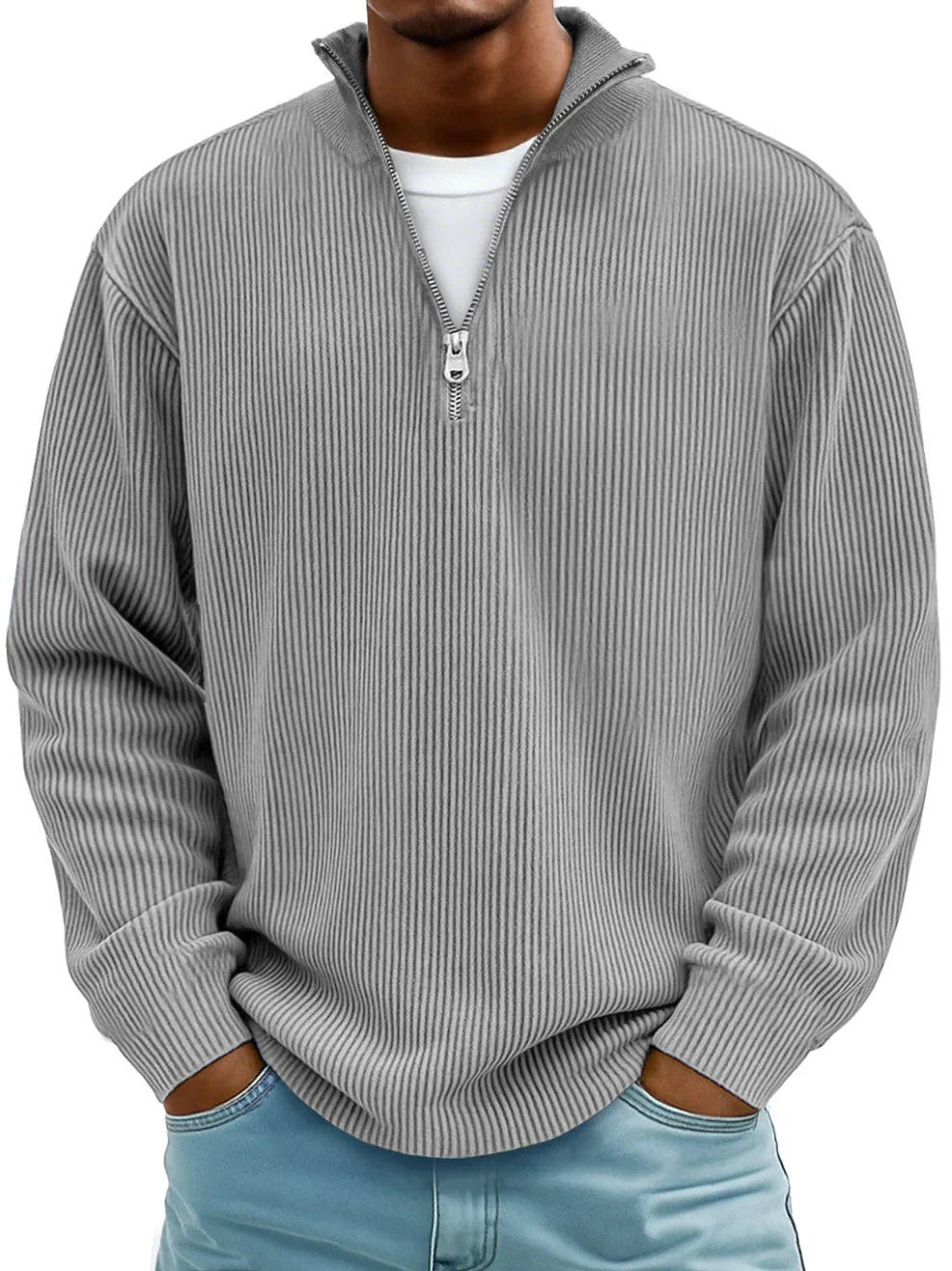 LAURENT MONACO | PULL AVEC ZIP TENDANCE