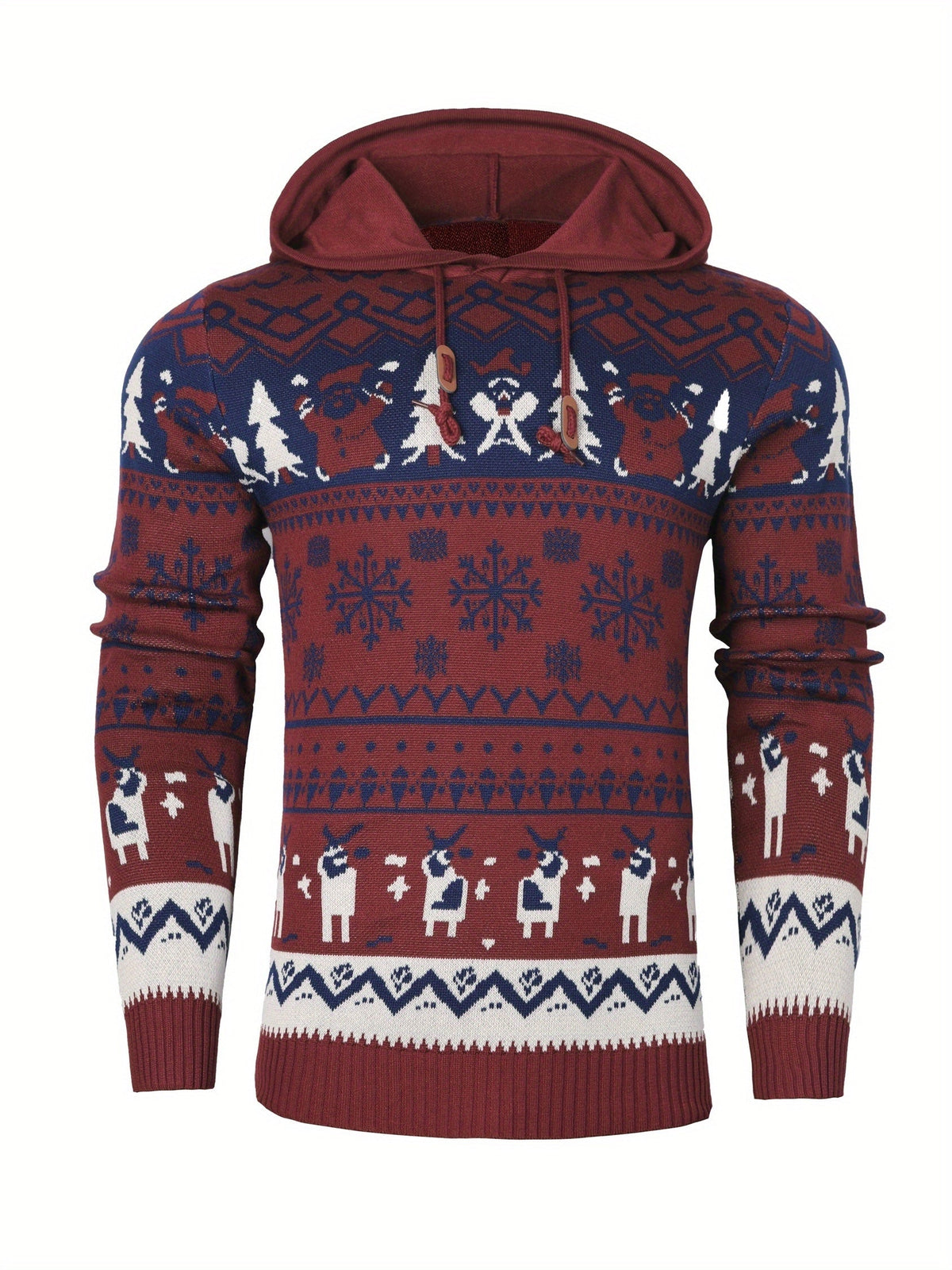 Nicholas | Christmas Reindeer Hooded Jumper
