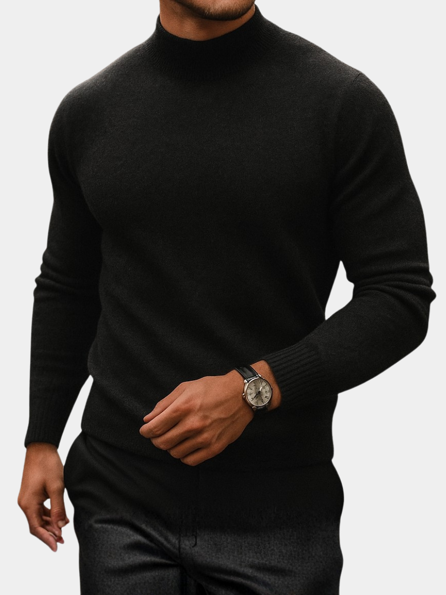 LAURENT MONACO | PULL À COL EN LAINE POUR HOMME
