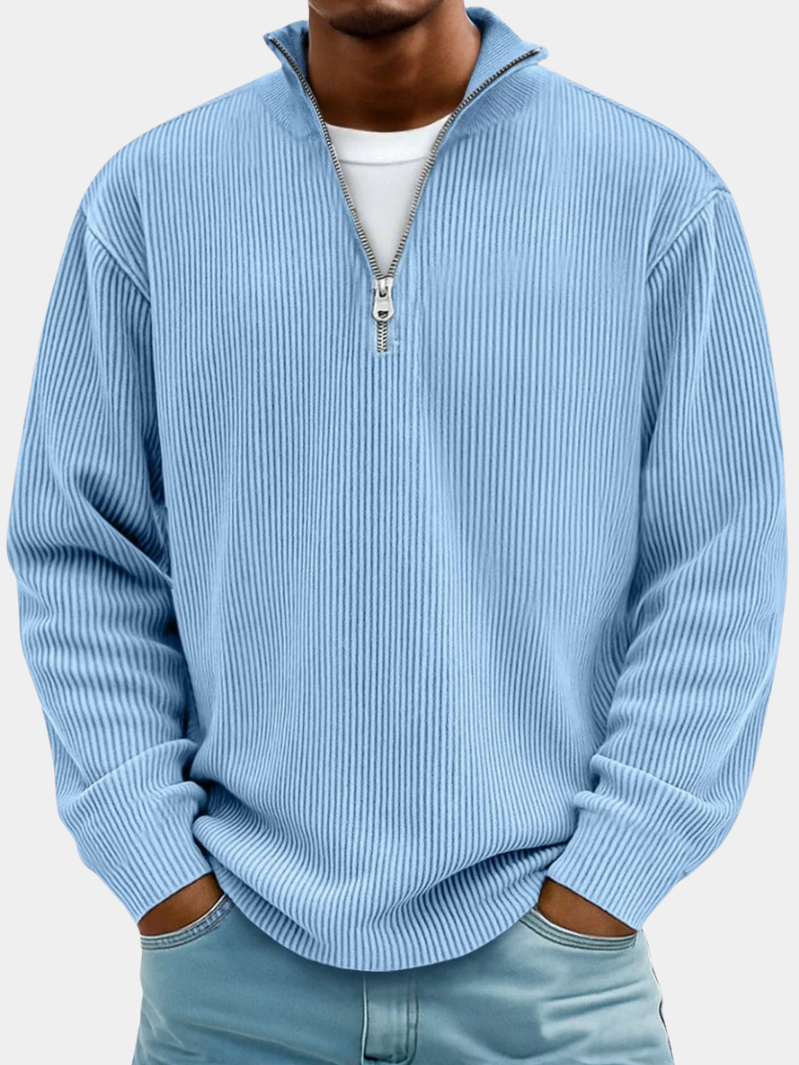 LAURENT MONACO | PULL AVEC ZIP TENDANCE