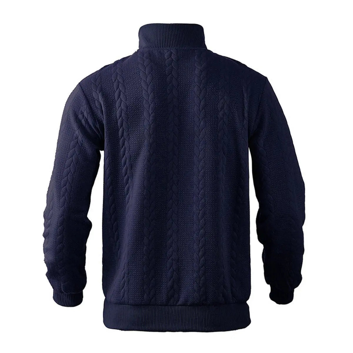 Henry | Men's Cable-Knit Quarter-Zip Pullover Mens Knit Sweater