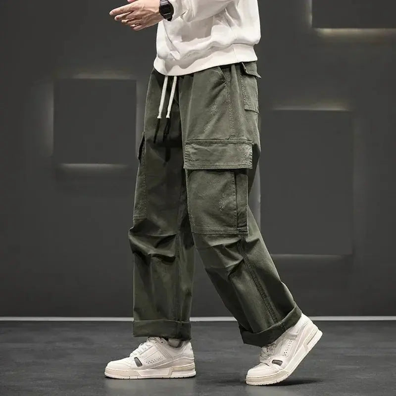 Jack | Men's Cargo Trousers Multiple Pockets Straight Leg