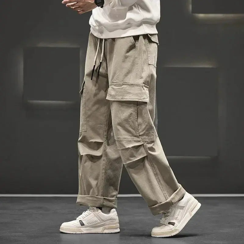 Jack | Men's Cargo Trousers Multiple Pockets Straight Leg