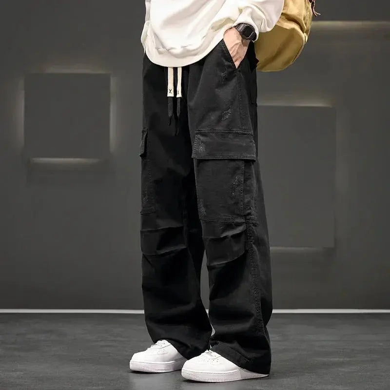 Jack | Men's Cargo Trousers Multiple Pockets Straight Leg