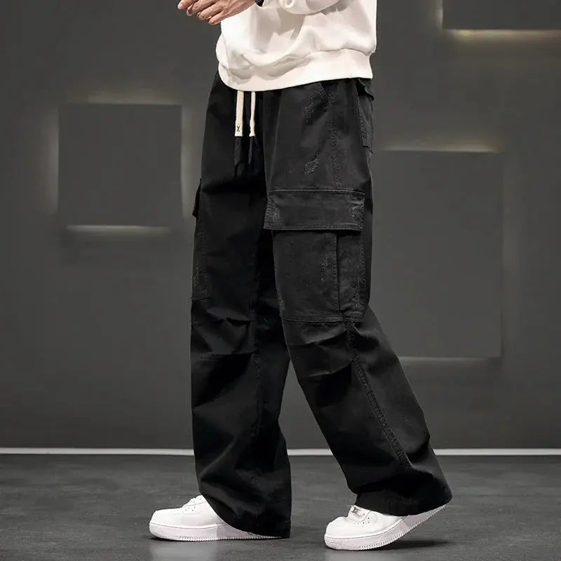 Jack | Men's Cargo Trousers Multiple Pockets Straight Leg