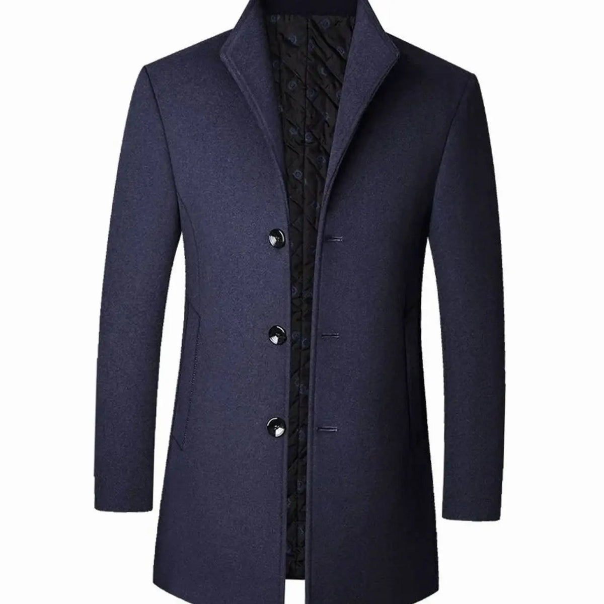 Theo | Men's Cold Weather Tailored Wool-Blend Overcoat