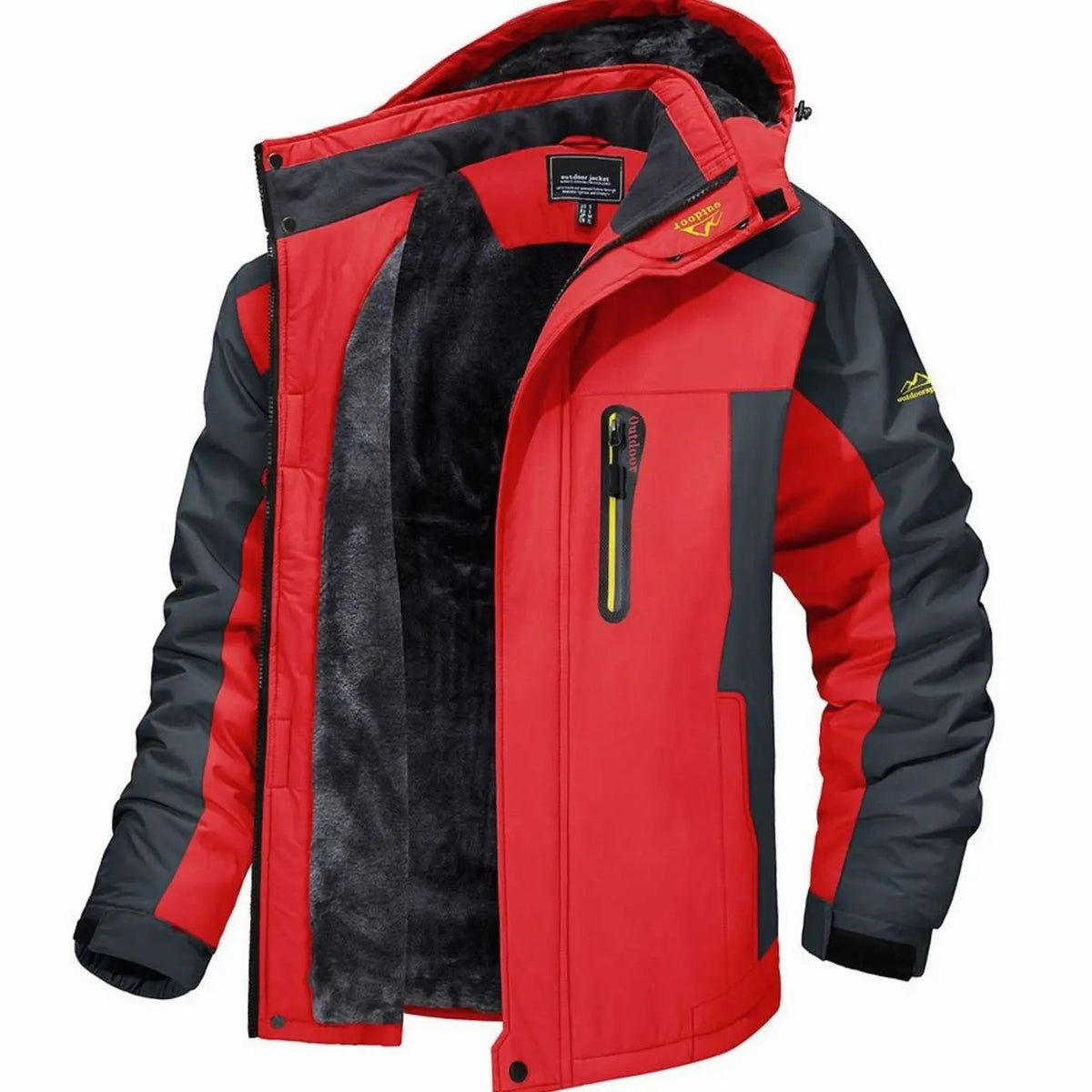 Freddie | Men's Fleece-Lined Hooded Insulated Winter Jackets