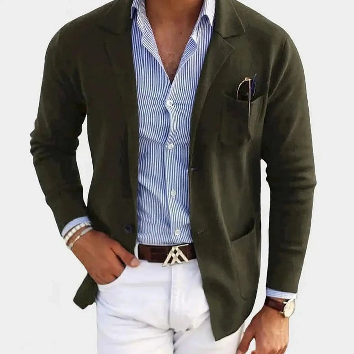 Edward | Men's Slim Fit Blazer Notch Lapel Smart Casual Jacket