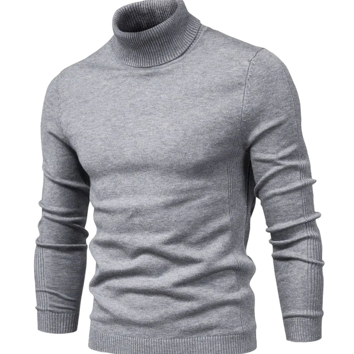 Harry | Men's Slim-Fit Turtleneck Knit Sweater Casual Pullover Jumper
