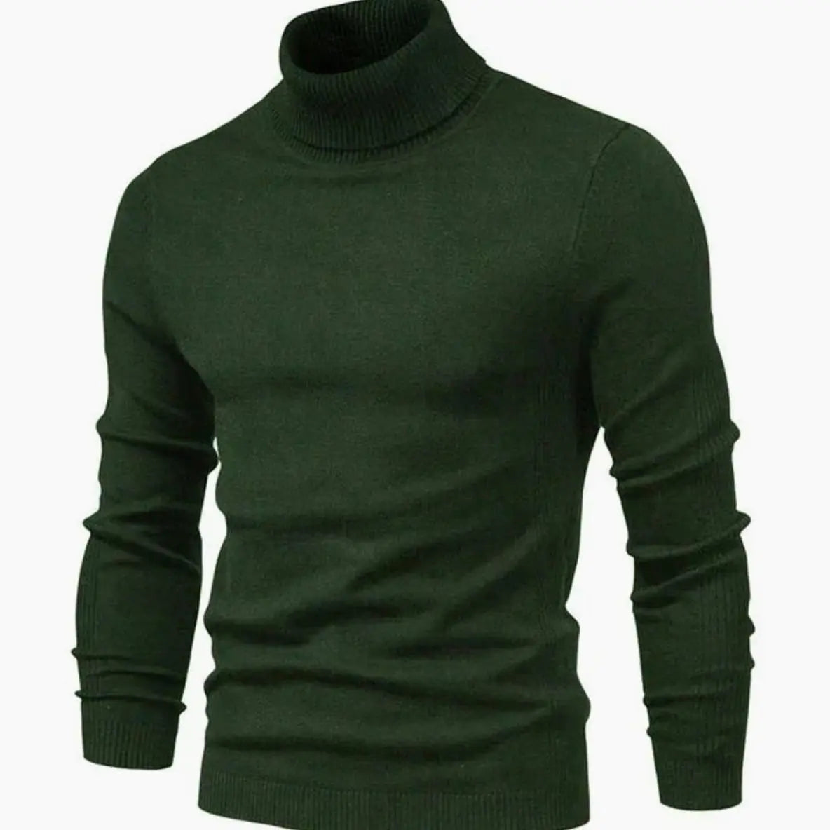 Harry | Men's Slim-Fit Turtleneck Knit Sweater Casual Pullover Jumper