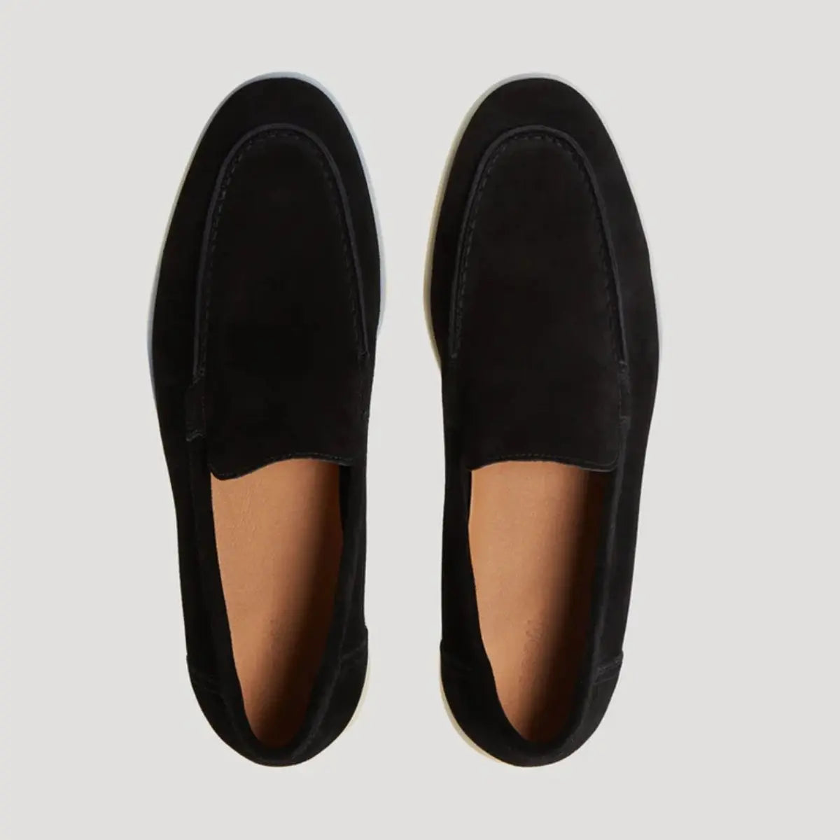 George | Men's Suede Slip-On Flatform Loafers