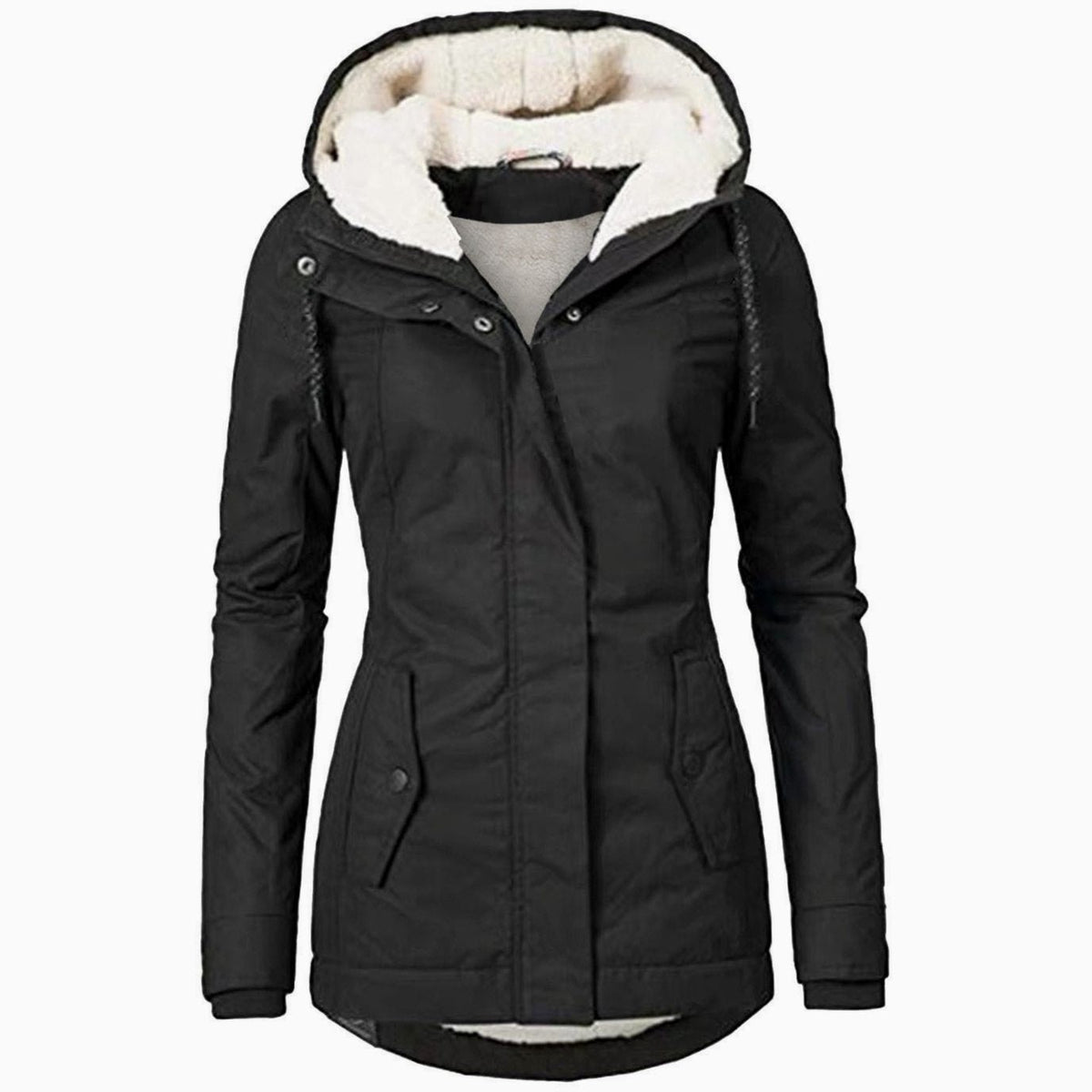 Sophie | Women's Sherpa-Lined Hooded Full-Zip Winter Parka - Standard