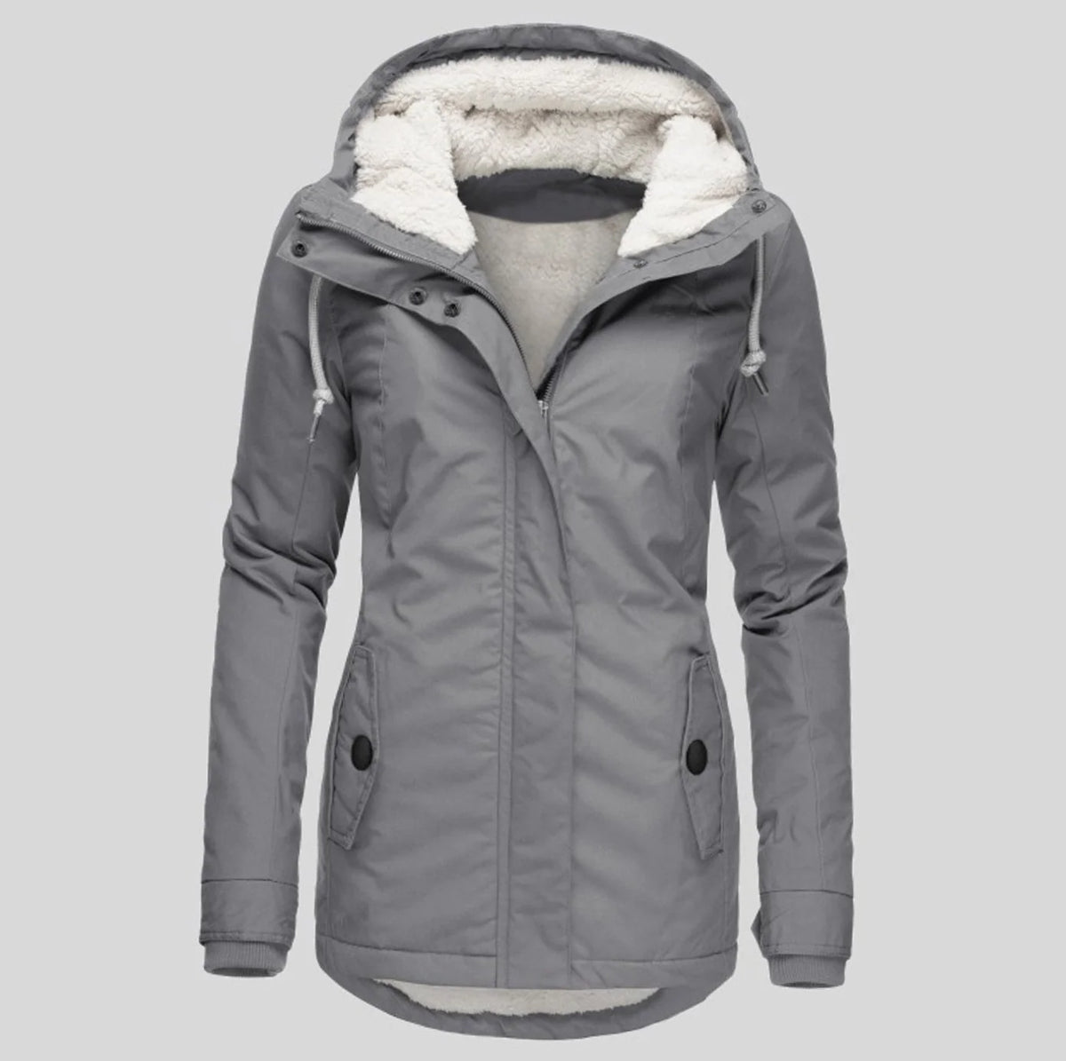 Sophie | Women's Sherpa-Lined Hooded Full-Zip Winter Parka