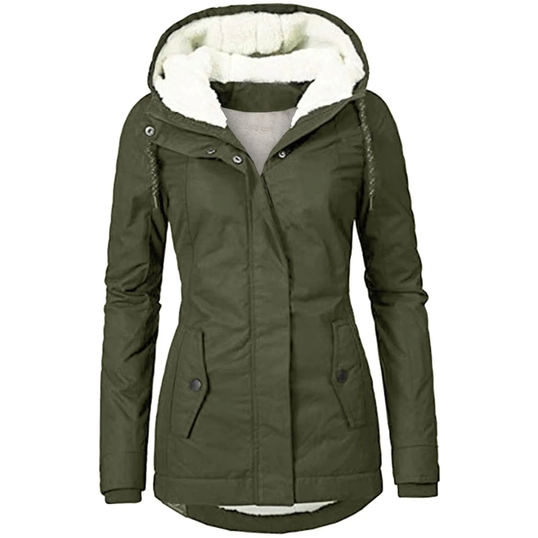 Sophie | Women's Sherpa-Lined Hooded Full-Zip Winter Parka - Standard