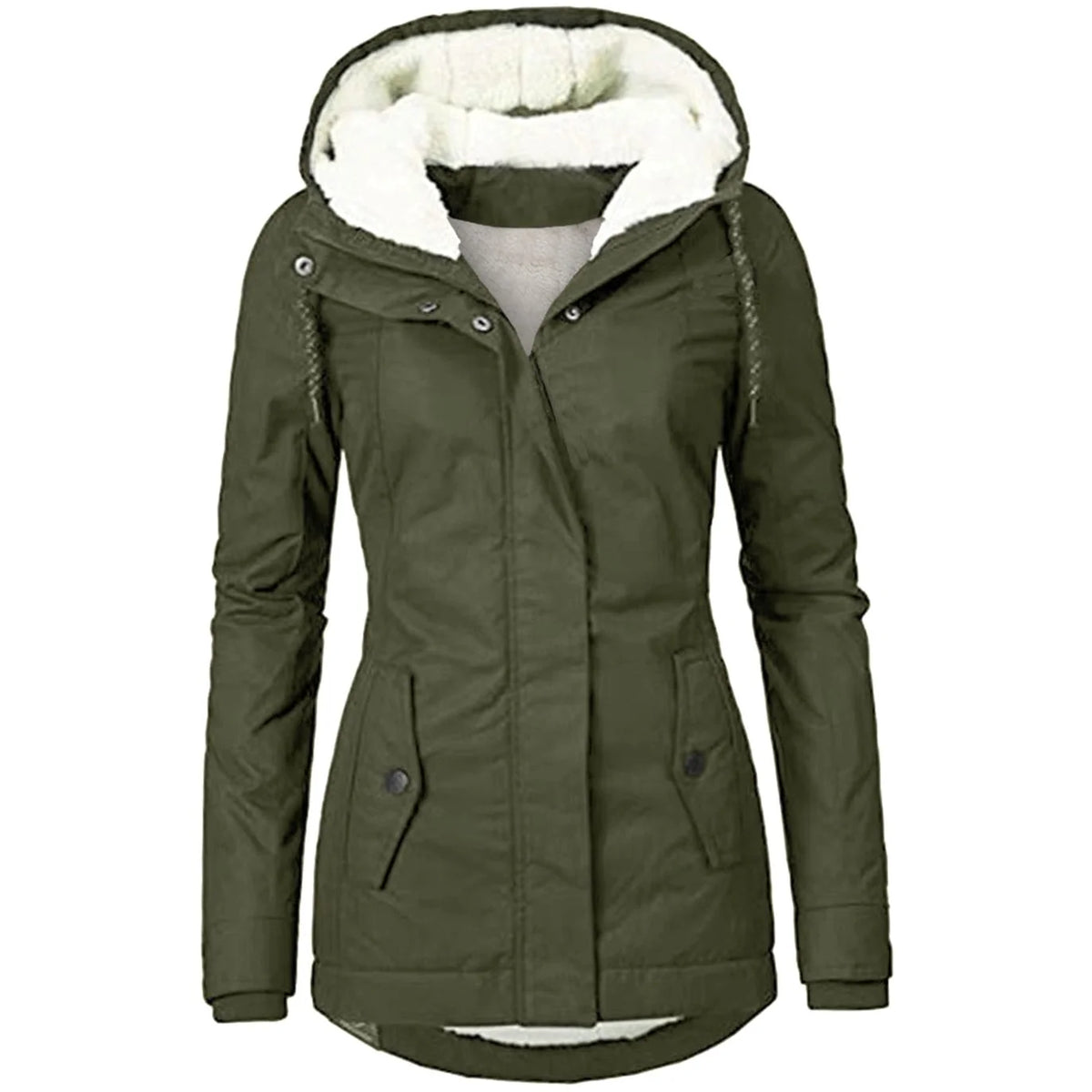 Sophie | Women's Sherpa-Lined Hooded Full-Zip Winter Parka